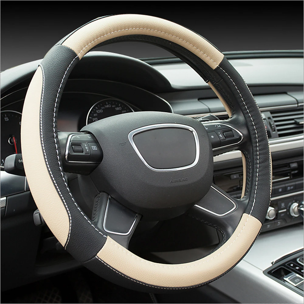 New Adicolo Elegant Luxury Car Steering Wheel Cover Four Trend Odorless Sets 38cmin Steering New Adicolo Elegant Luxury Car Steering Wheel Cover Four Trend Odorless Sets 38cmin Steering