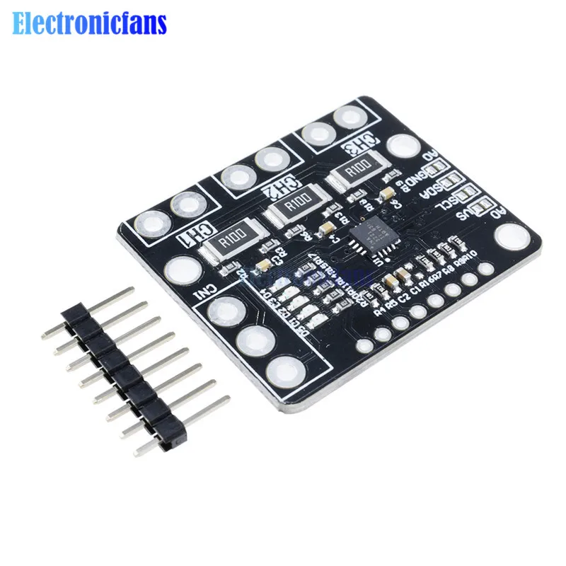 Трехканальный шунт I2C SMBUS INA3221 источник питания монитор напряжения сенсорный