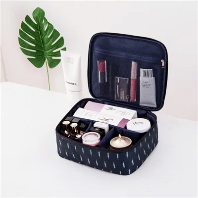 Женская дорожная сумка, модная упаковка, кубики, сумка-Органайзер для путешествий, косметичка для хранения, печать, переносная упаковка для хранения - Цвет: B003