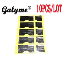 10 шт./лот горячая Распродажа для GameBoyGBA SP консоль задняя бирка для GameboyGB Advance SP этикетка наклейка AGS-101 черный цвет консоль чехол