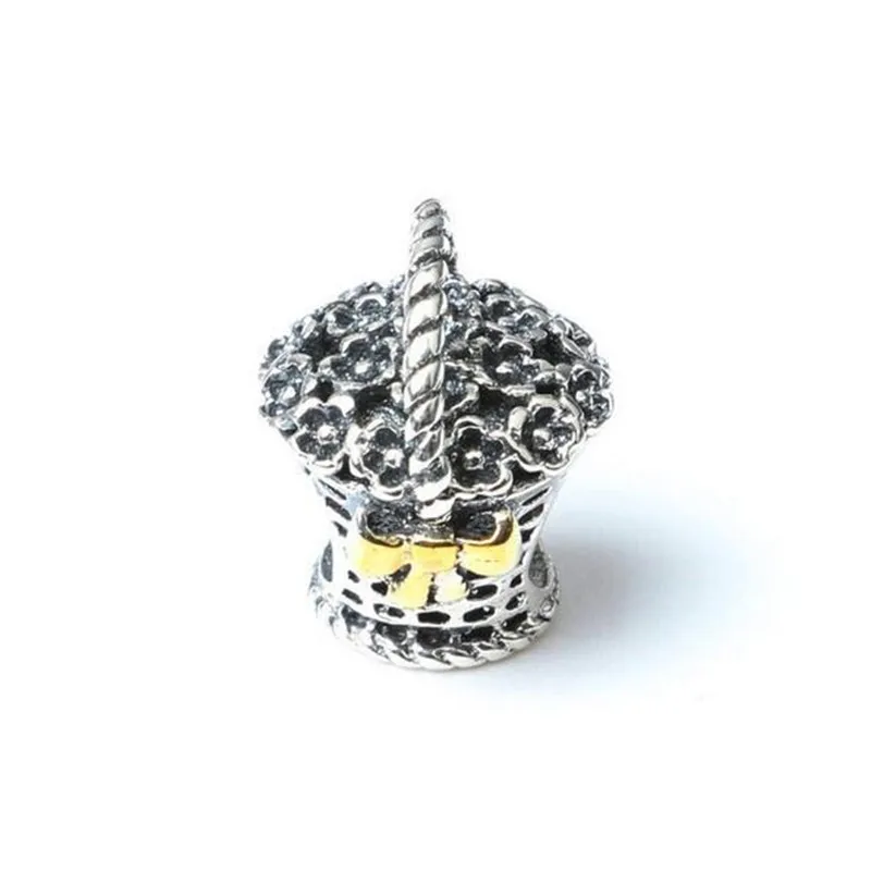 pandora basket of flowers charm pandora basket of flowers charm