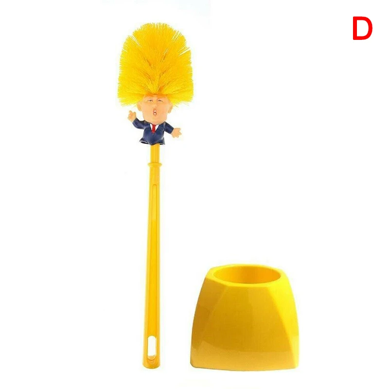 cheap President Donald Trump Toilet Brush Base Funny Toilet Bowl Brush Tools Bathroom Accessories 899