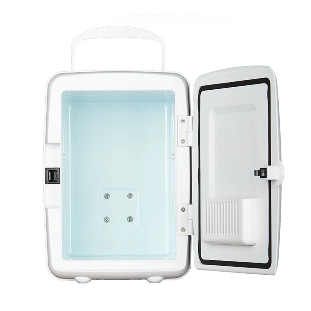 12V Мини Портативный 4L охлаждающимся холодильник с морозильной камерой охладитель дорожная грелка для авто Офис открытый стол для пикника путешествия