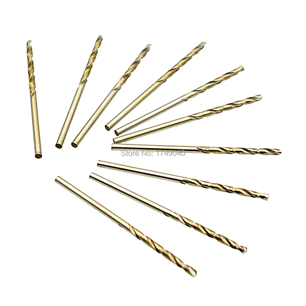 10pcs 2.4mm HSS Drill Bit Micro Straight Shank Electrical Tool Twist