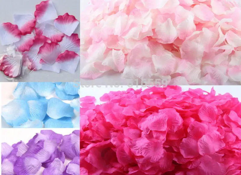 Us 0 93 14 Off 100pcs Lot Decorative Artificial Silk Flower Rose Petals Wedding Table Decorations Event Party Supplies 38 Colors For Choose In