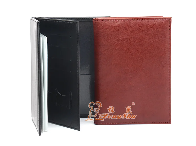 

Solid Color PU Leather Wallet card holder men's card case Russian driver's license holder passport cover (Custom available)