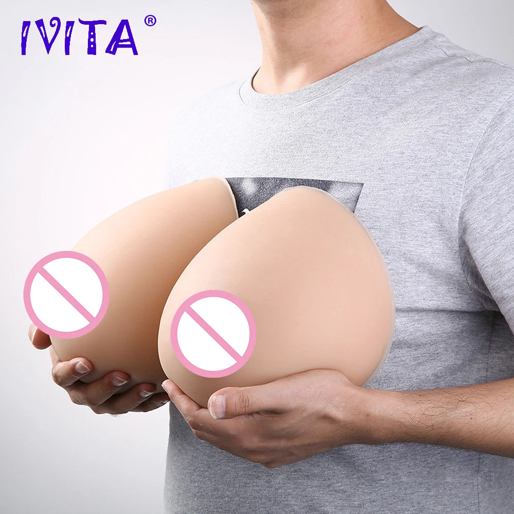 Поддельные силиконовые груди IVITA 5920 г поддельные для трансвеститов