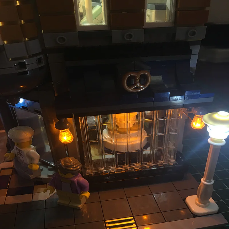 Led Light Set For Lego Building City Street 10255 The Assembly Square Toys Compatible 15019 Blocks Creator City Street Lighting (6)