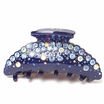 

High quality Brilliant Austria rhinestone hair accessories Acrylic Hairpin Refinement head piece New Fashion hair claw AA527