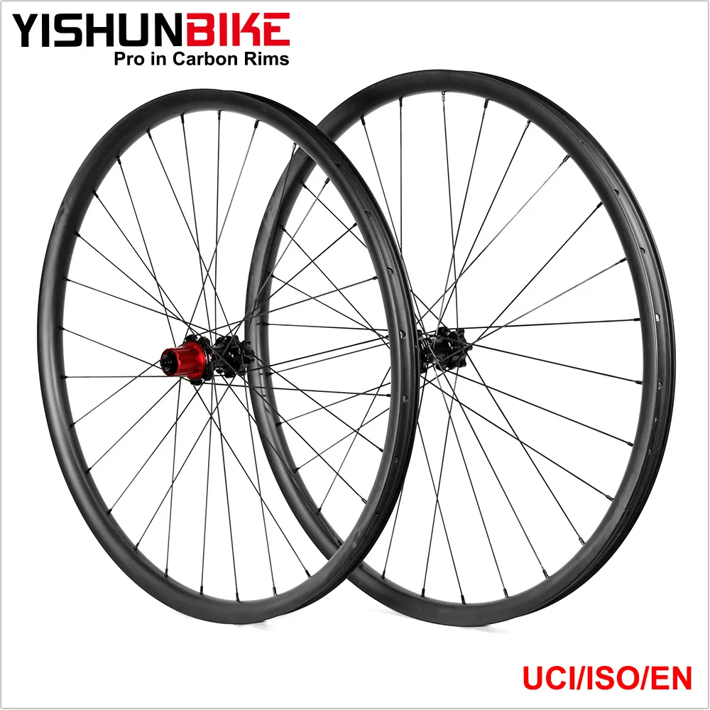 Free Shipping 27.5er Offset Tubeless Carbon Light MTB Bike Wheels Pro