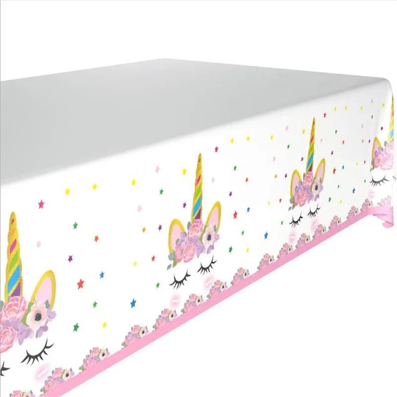 

Unicorn Party Decoration Disposable Tableware Set Unicorn Party Paper Plate Cup Napkin Hat Tablecloth Kids Happy Birthday Suppli