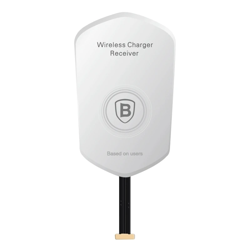 Original Baseus QI Wireless Charger Receiver Charging adapter For iPhone SE 5S 6 6S 6S plus IOS or Micro USB for Android Phone