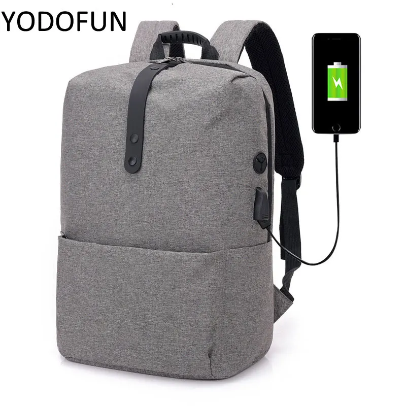 

Casual Men Anti theft Backpack USB Charging 15.6 Laptop Backpack Multifunction Waterproof Travel Bagpack Oxford School bag