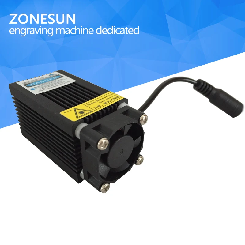 

450nm 2500mW 2.5W Blue Laser Module Laser Generator With Heatsink Cooling Fan For DIY Laser Engraver Engraving Machine Etcher