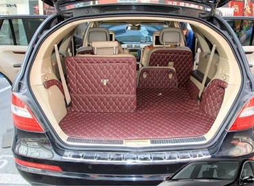 Высокое качество! Полный набор автомобильных ковриков для багажника Mercedes Benz R Class