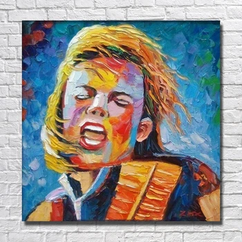 

Women Portrait Wall Art Living Room Decor Hand Painted Oil Painting on Canvas Cheap Art Paintings No framed