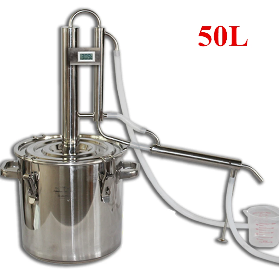 

50L Home Full Kit Distilling Column With Tank Bar ALCOHOL Moonshine Hooch Vodka Whisky Brandy Distiller Water Juice Etc