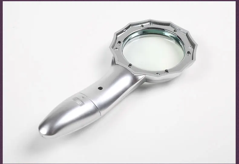 

Illuminated Pocket Magnifier Led llight Hand Take 6x Reading Magnifying