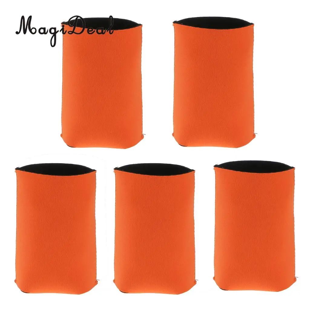 MagiDeal 5Pcs/Lot Neoprene Cooling Beer Drinks Bottle Tin Can Cooler Sleeve Holder Birthday Hens Nigth Party Favors Gifts