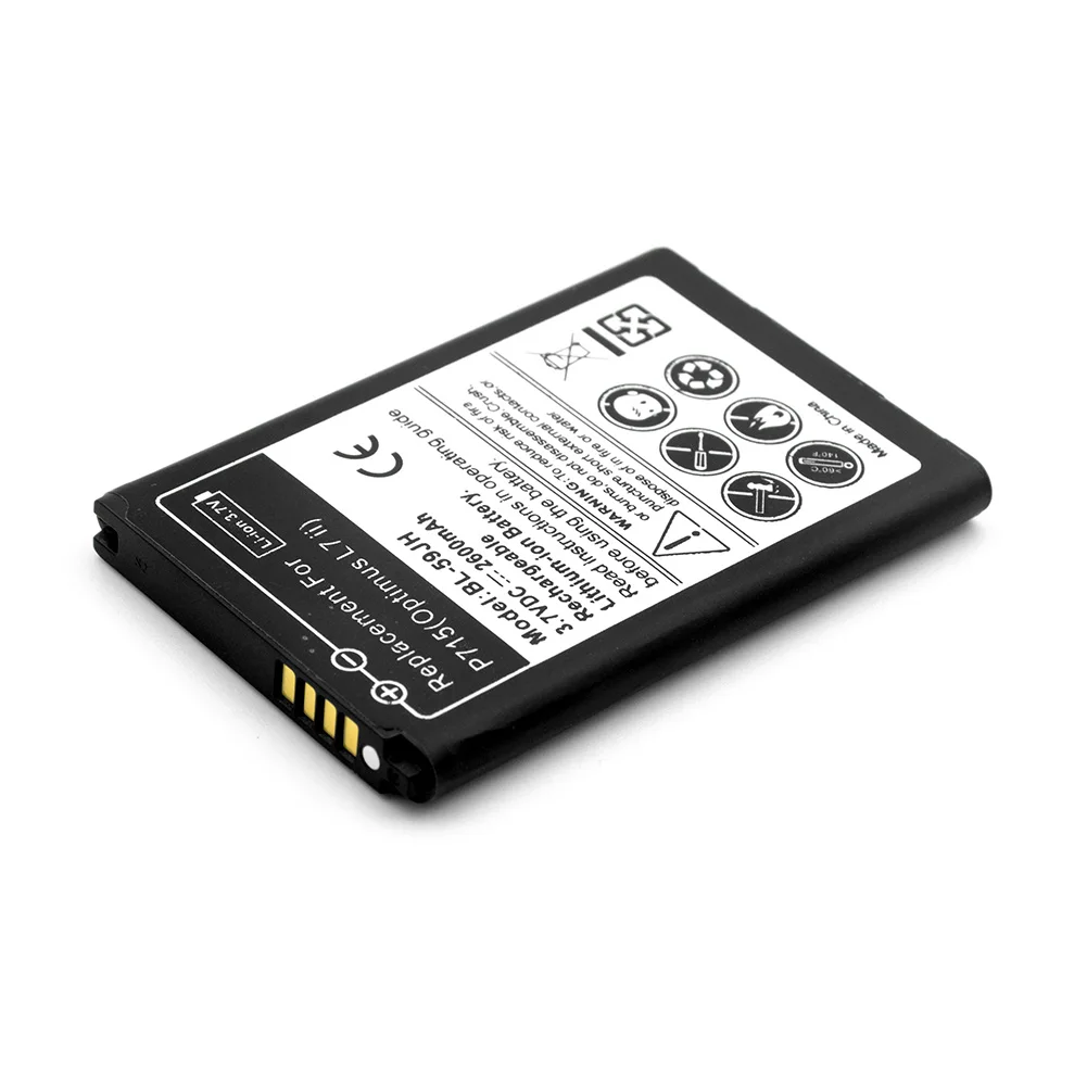 2600 мА/ч BL 59JH BL59JH литий ионная аккумуляторная батарея для LG Optimus L7 II двойной P715 P713 F3