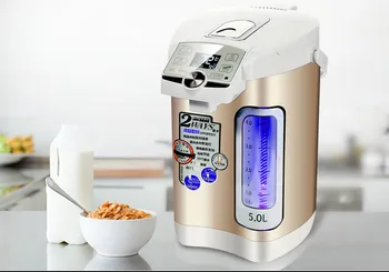

High quality Electric thermos water bottle insulated home full automatic power intelligent kettle 5L Overheat Protection
