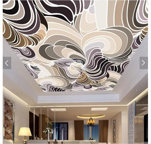

Custom 3d photo wallpaper 3d ceiling wallpaper murals Pattern animal motifs ceiling frescoes 3d room wallpaper