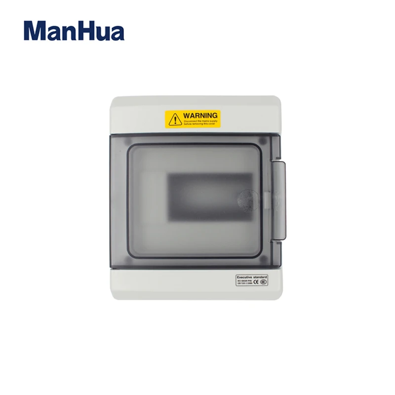 

ManHua Outdoor 6 Ways Waterproof Circuit Breaker Power box Plastic Household Wiring Lighting Distribution Box