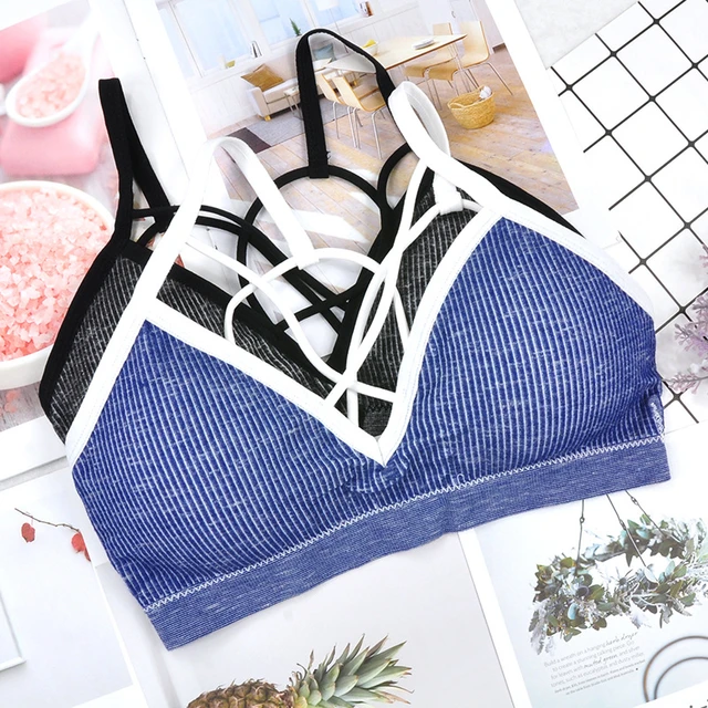 US $2.81 Fitness Sports Bra Women Running Yoga Bra Push Up Sport Bra Top Athletic Vest Sports Top Padded Bra
