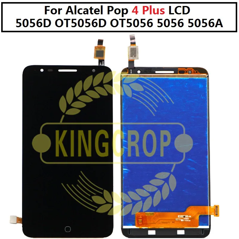 For 5.5&quotAlcatel Pop 4 Plus 5056D OT5056D OT5056 5056 5056A LCD Display Digitizer Screen Touch Glass Assembly replacement | Мобильные