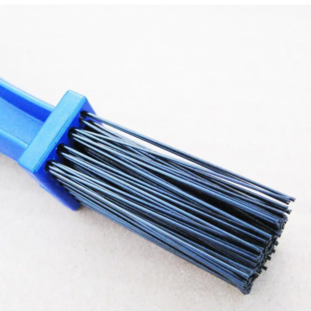 Perfect 3 Sided Cycling Motorcycle Bicycle Chain Clean Brush Gear Grunge Brush Cleaner Outdoor Cleaner Scrubber Tool 5