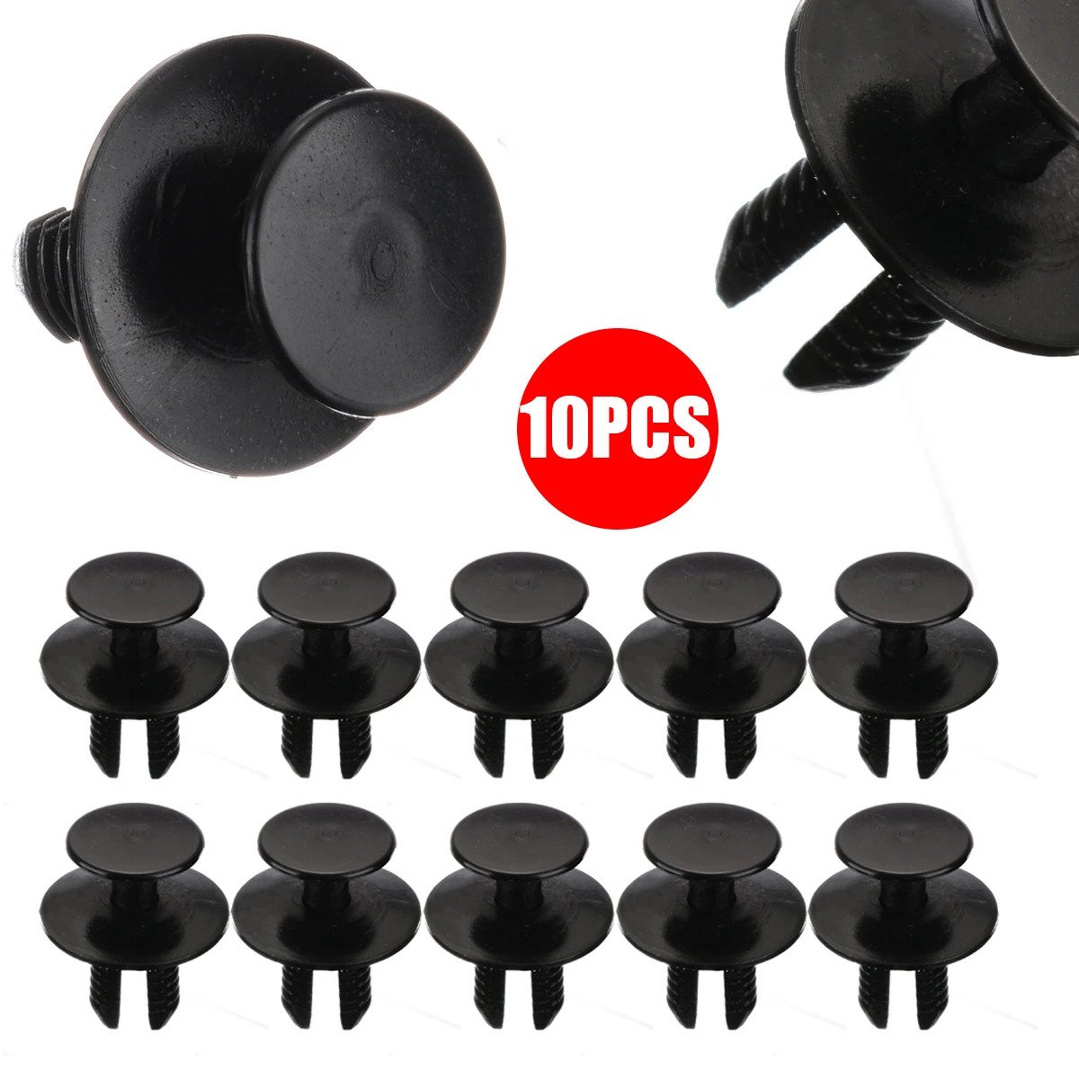 For BMW 51471911992 10Pcs/set 8mm Hole Plastic Trim Clip Auto Fastener Clip Car Styling Accessories|Auto Fastener & Clip| - AliExpress