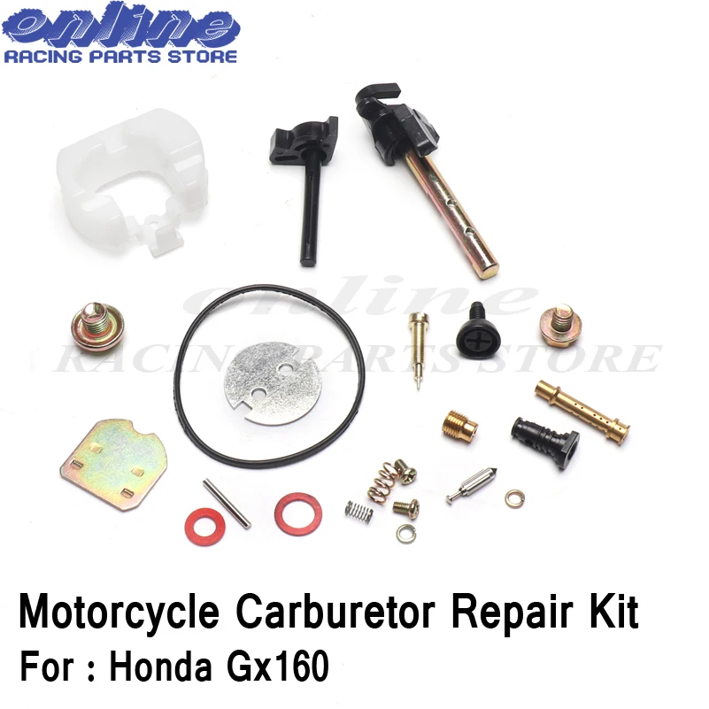 

Motorcycle Carburetor Parts Repair Tool Kit for Honda Gx120 Gx160 Gx200 Engine Motor Accessory