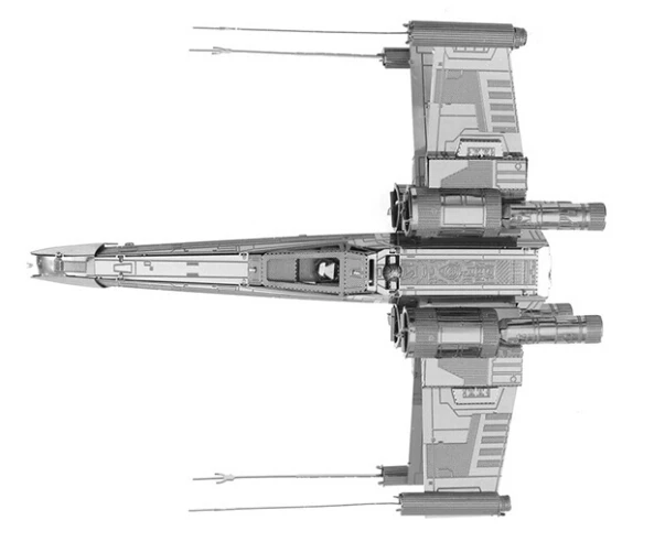Бумага модель Star Wars x крыло х Истребитель Самолет DIY Интеллектуальное развитие игрушка