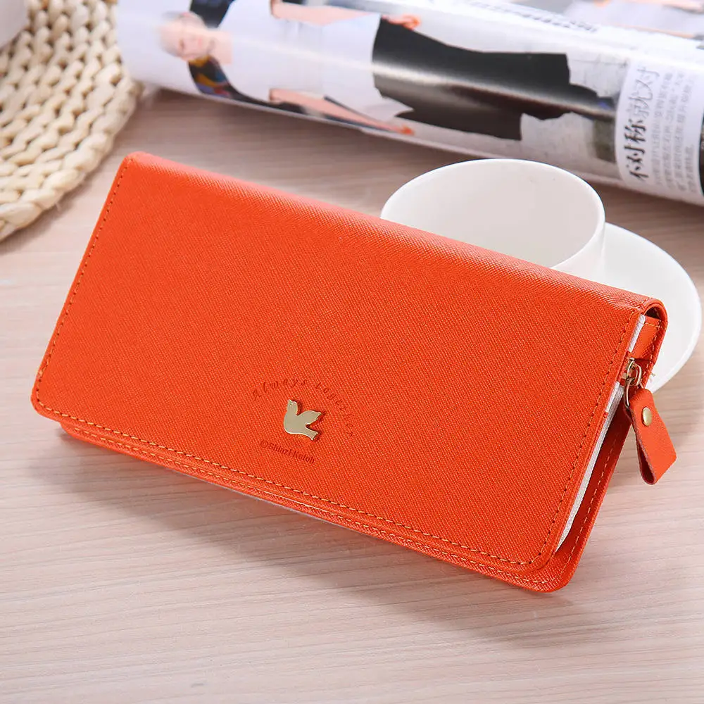 Чехол KISS 5,", универсальный кожаный чехол-кошелек для iPhone X, 7, 8, 6, 6S Plus, сумка, чехол s, чехол для samsung S8, S8 Plus, чехол - Цвет: Orange