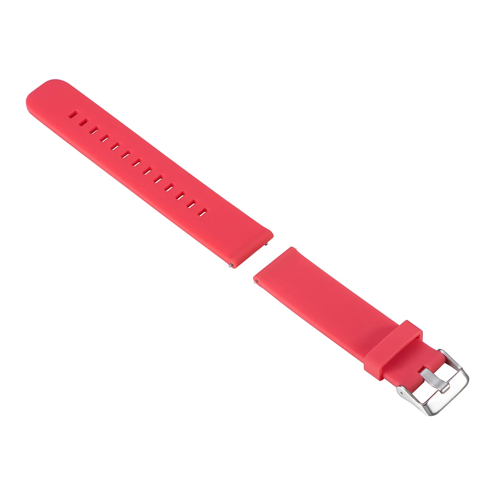 20 мм силиконовый ремешок для часов Huami Amazfit Bip/Misfit Vapor/LG Watch Sport Quick Release браслет с