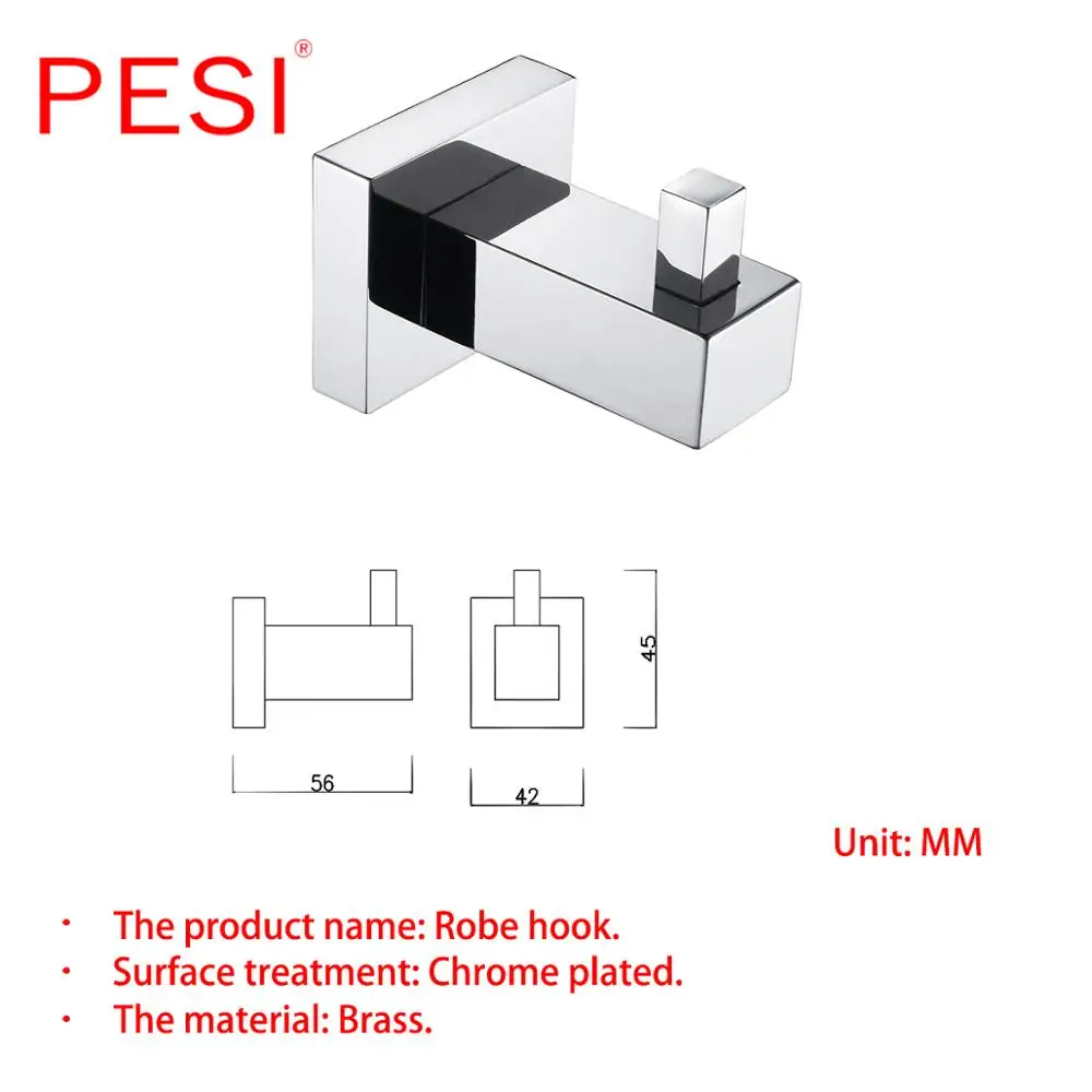 Все латунные аксессуары для ванной комнаты, набор аксессуаров, крючок для халата, вешалка для полотенец, барная полка, держатель для бумаги, держатель для зубной щетки, хром