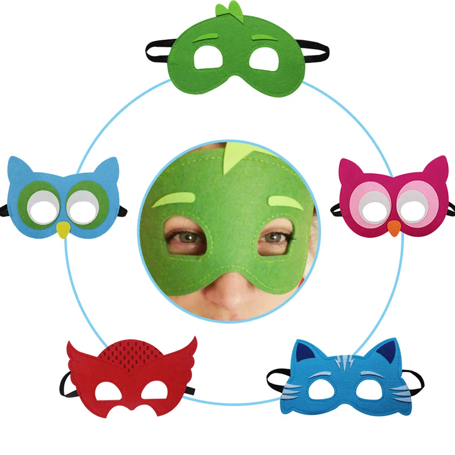 5 пакетов Специальный мультфильм маска девочка мультфильм маска партии для детей рождественские маска подарки племянница дети маски
