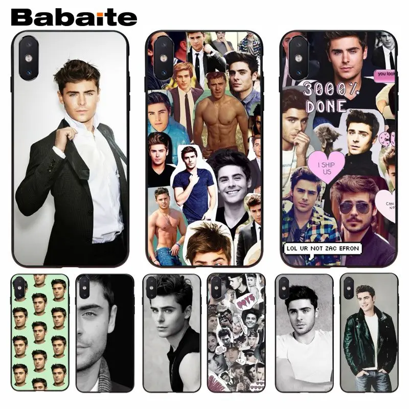 Babaite Zac Efron First-rate Phone Accessories Case For iphone 8 8plus and 7 7plus 6s 6s Plus 6 6plus 5s Cellphones Babaite Zac Efron First-rate Phone Accessories Case For iphone 8 8plus and 7 7plus 6s 6s Plus 6 6plus 5s Cellphones