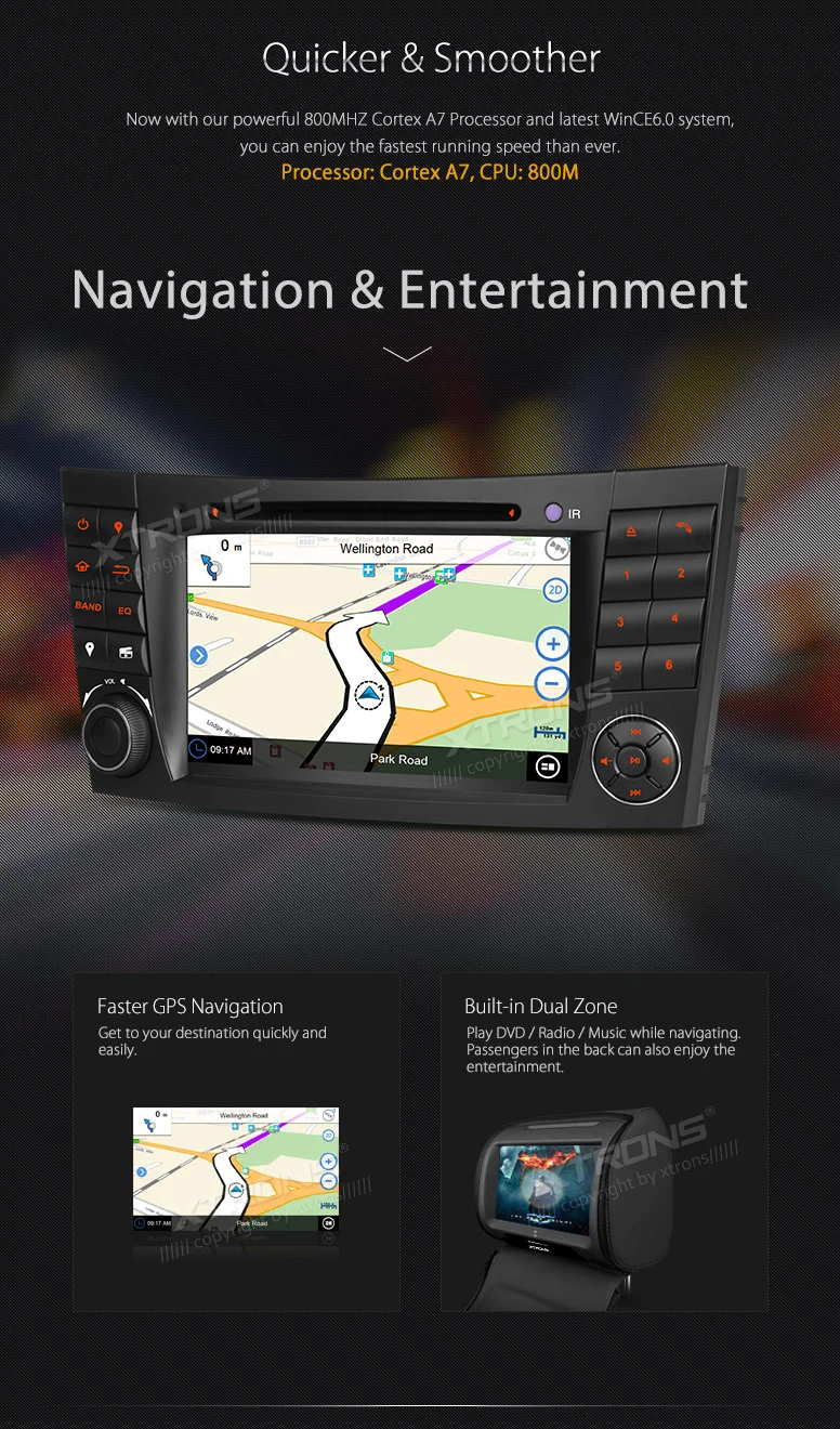 Perfect XTRONS 7 inch 2 din Radio Car DVD Player CANbus GPS Navigation for Mercedes Benz E-Class W211 E200 E220 E240 E270 E280 2002-2008 8 Perfect XTRONS 7 inch 2 din Radio Car DVD Player CANbus GPS Navigation for Mercedes Benz E-Class W211 E200 E220 E240 E270 E280 2002-2008 8