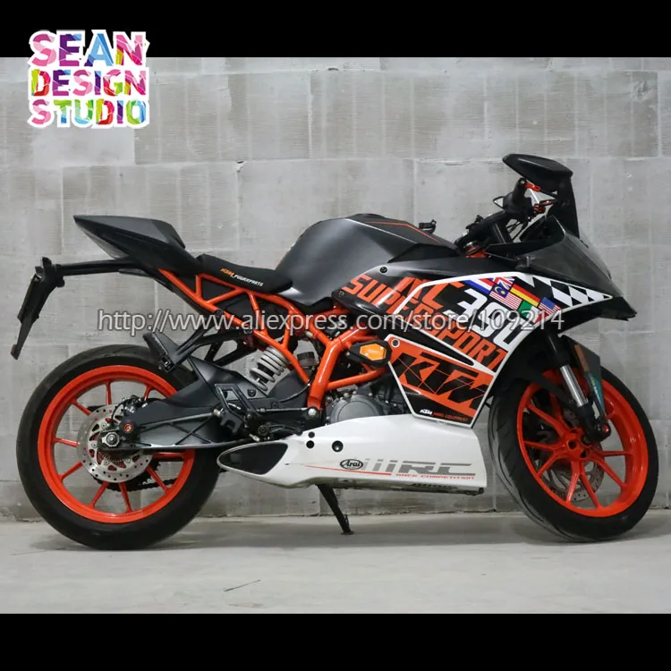 For KTM RC390 RC200 2014 2017 race kit Motorcycle motobike moto Decal