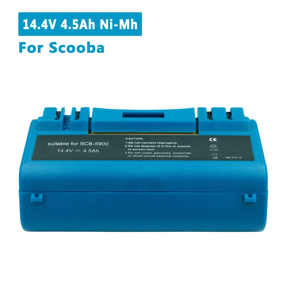 14,4 V 4500mAh высокой Ёмкость Батарея для Irobot Scooba 330 340 350 380 590 5800 5900 5950 5999 6000 6050 34001