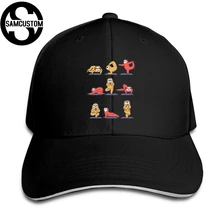 SAMCUSTOM Всесезонная универсальная Повседневная Кепка летний капюшон креативная 3D печать Ленивец для занятий йогой козырьки сэндвич Кепка