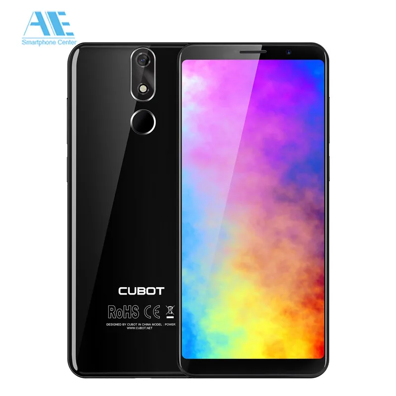 

Cubot Power 5.99 inch Full Screen 6GB RAM 128GB ROM Cell phone MT6763T Octa-Core 6000mAh 4G Android 8.1 Fingerprint mobile phone