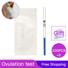200Pcs / private early LH female Ovulation test card fast test adult products Higher accuracy 99% accuracy rate free shipping speaking test preparation pack for bec higher paperback dvd
