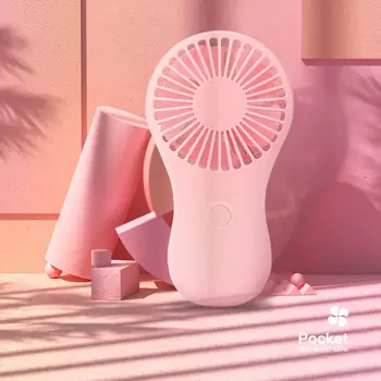 

2019 New for Mini Portable Pocket Fan Cool Air Hand Held Travel Cooler Cooling Mini Fans Power By 3x AAA Battery