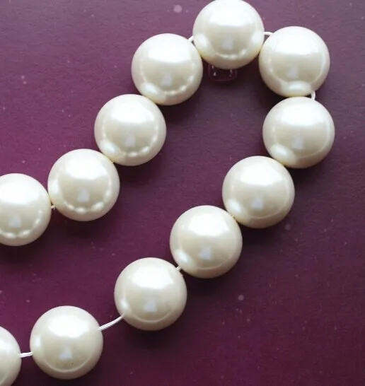 

big size 20mm25mm30mm pearl beads with 2 holes 30pcs/lot sew on fake pearl beads loose bridal Hand bouquet/shoes decoration
