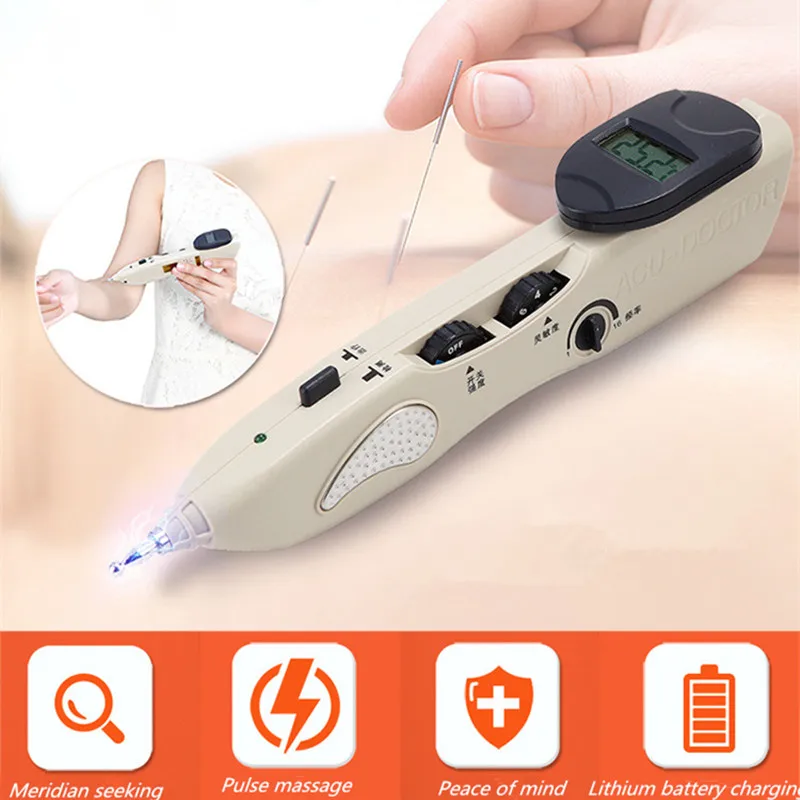 

Acupuncture Meridian Energy Pen Pain Relief Point Detector Instrument Massage Pen Acupuncture Health Equipment Tools