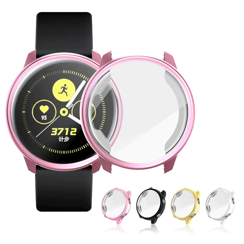 

1PCS Electroplate TPU Case Coverage Clear Screen Protector For Samsung Active Watch Dropshipping Apr29