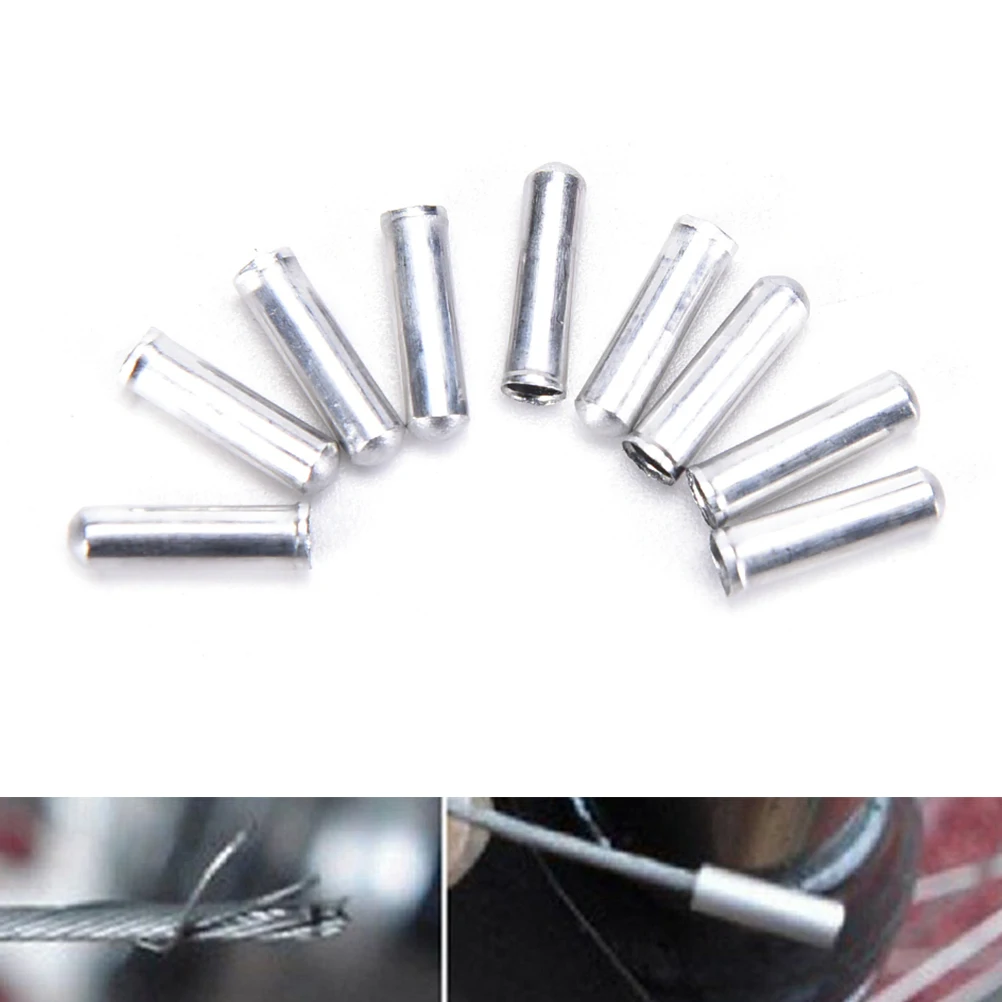 100pcs Bicycle Shifter Brake Gear Inner Cable Tips Ends Caps Crimp Ferrule New 100pcs Bicycle Shifter Brake Gear Inner Cable Tips Ends Caps Crimp Ferrule New