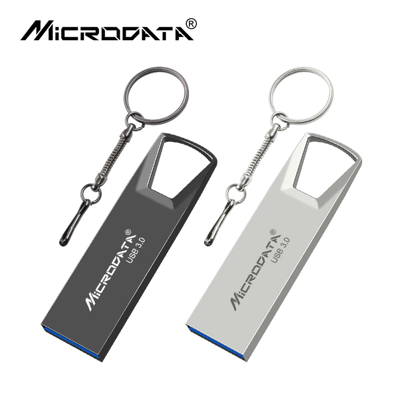 Высокоскоростная USB 3 0 металлическая Флешка 16 ГБ 32 64 Гб 128 Водонепроницаемая usb
